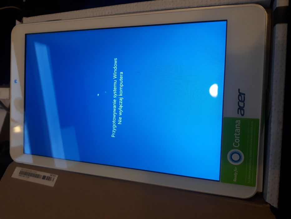 Teams-komputer Tablet acer ICONIA TAB 8 W W1-810 8cali windows 10