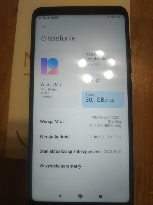 Telefon Xiaomi Mi Max 3 4/64GB, ekran 6,9 cala Jastrzębie-Zdrój