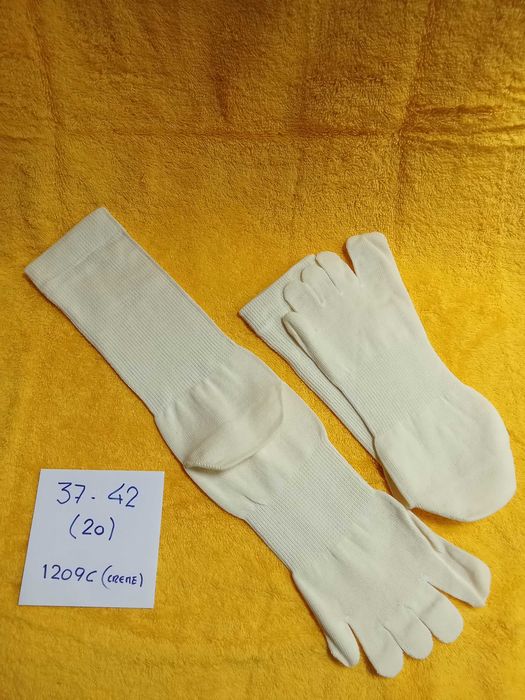 Meias de 5 dedos de 100 % Algodão