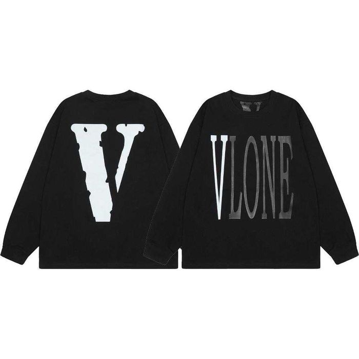 Світшот VLONE чорний з принтом Friends V (XS-XXL)