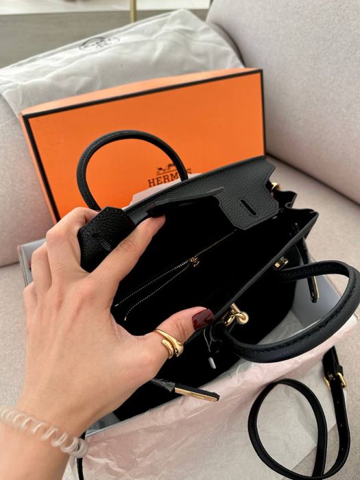Сумка Hermès Birkin 25 Black / Milk