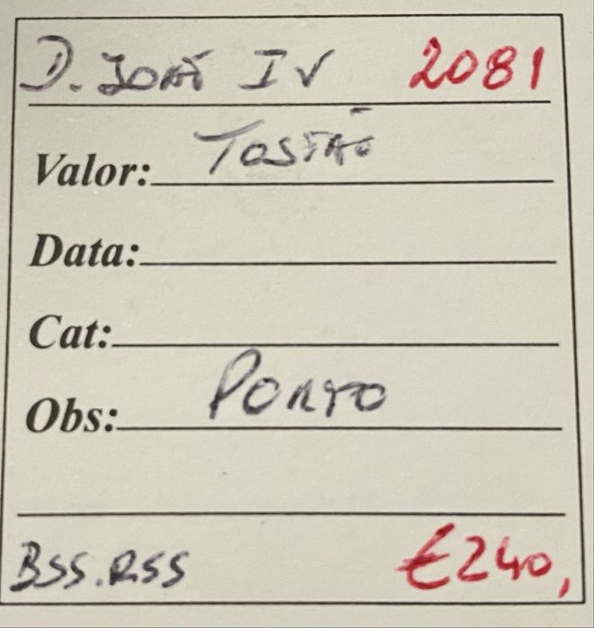 Moeda (2081) D. Joao IV - Tostao