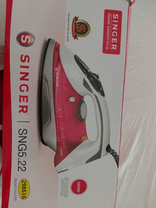Ferro de engomar Singer SNG5.22 – 2200 W