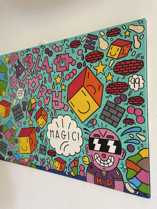 Tela única 1/1 do artista HATORY PABBLO - INTERNET IS A LIE - 2019