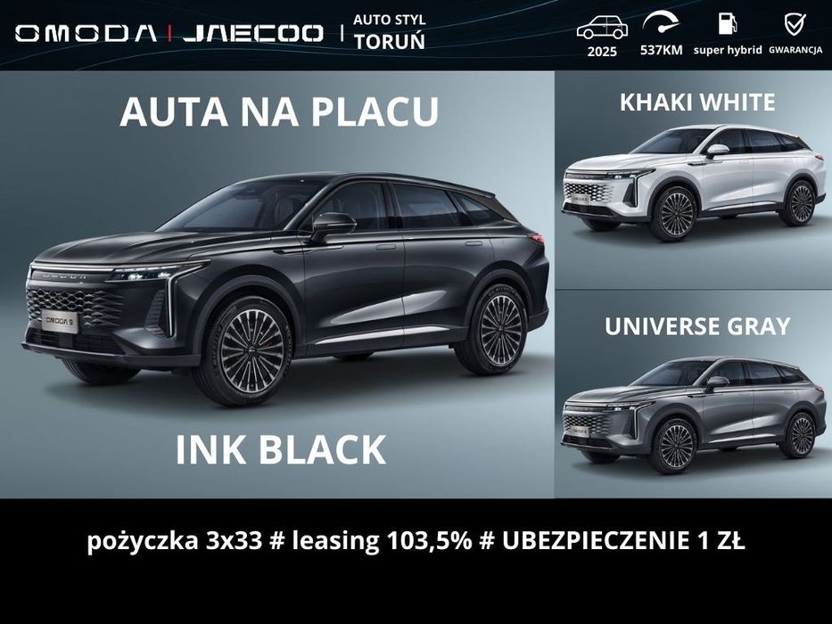 Omoda 9 OMODA 9 Super Hybrid AWD 537 KM 4,9s 2025r "WSZYSTKO W STANDARDZIE"