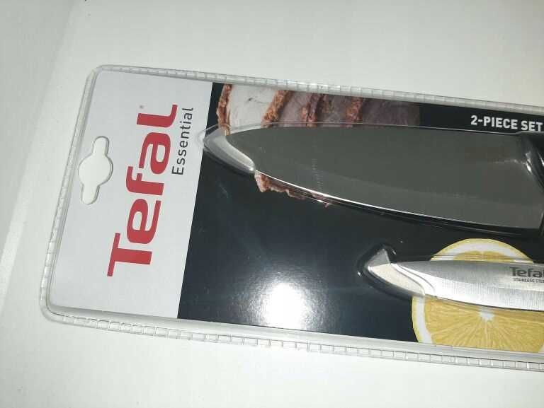 Zestaw 2 noży TEFAL ESSENTIAL NÓŻ SZEFA Kuchni + NÓŻ Obierak. JAKOŚĆ