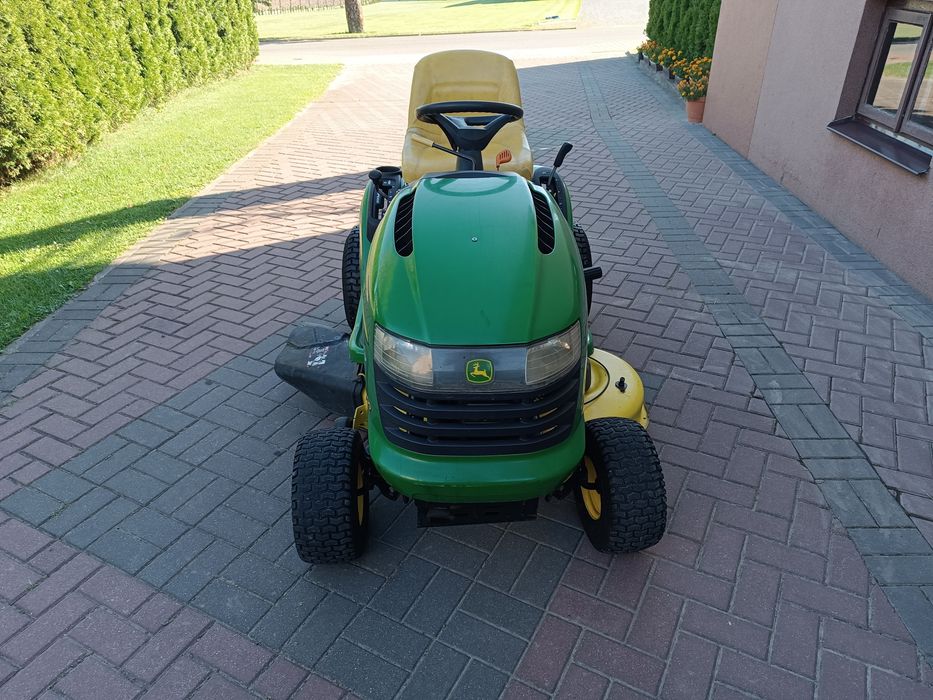 Traktorek kosiarka John Deere L100 + Gratis Pług do śniegu