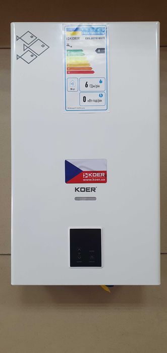 Газова колонка димохідна KOER з модуляцією, колонка газовая коер