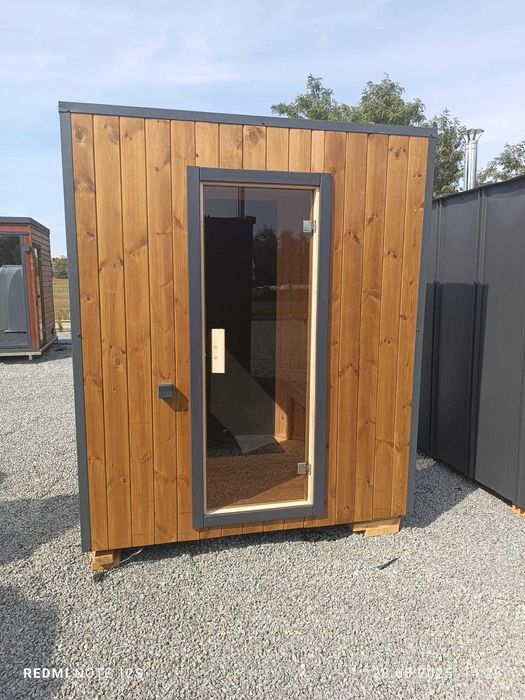 Sauna ogrodowa elektryczna 6kW Kwadrat Dostawa Cała Polska