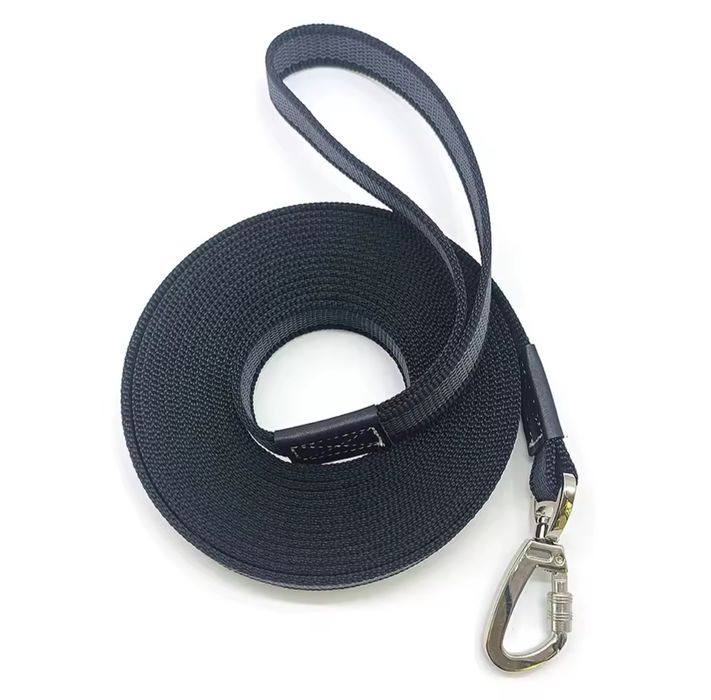 повідець 5 м, для собаки , чорний, повідок