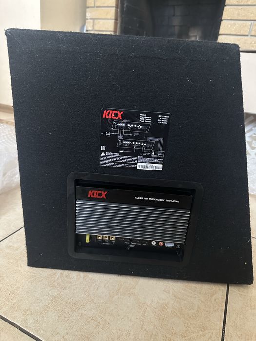 Сабвуфер Kicx GT-200BPA