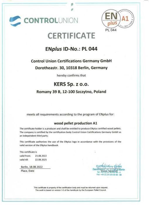 PRODUCENT !!! Pelet z Mazur EN PLUS !!!