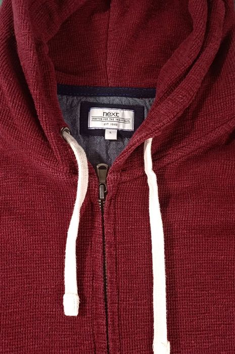 Bordo Bluza Damska Next L - Stylowa , rozpinana ,casual - stan świetny