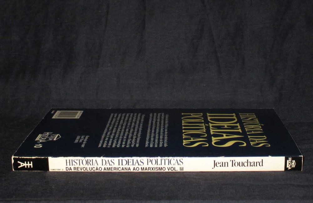 Livro História das Ideias Políticas volume III Jean Touchard