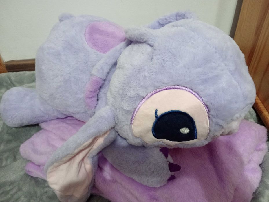Stitch Przytulanka z kocykiem 2w1 na prezent i