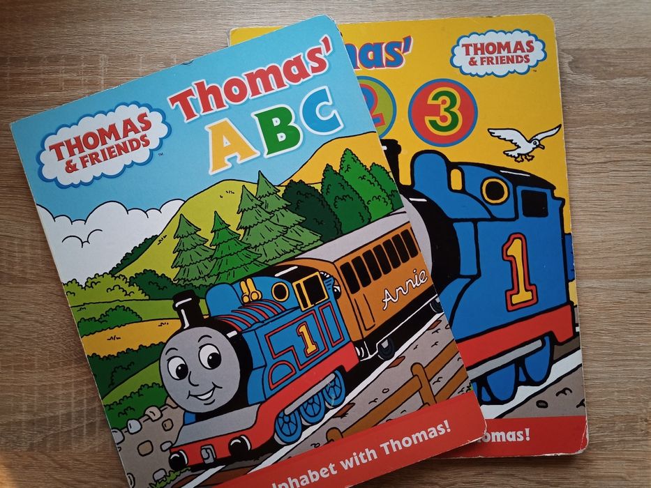 Dwie książki po angielsku Thoma's LITRY I LICZBY