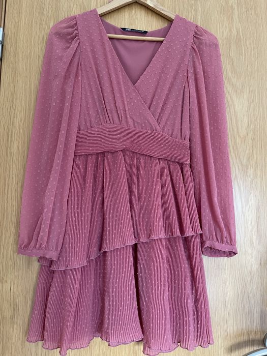 Vestido rosa Zara