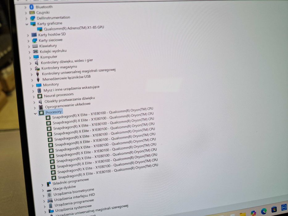 DELL XPS 13 9345/ Snapdragon X Elite/ 16GB/ 512GB/ 2880 x 1800 dotyk/ Gwarancja 6 MSC