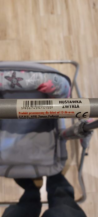 Huśtawka rozkładana dla dzieci