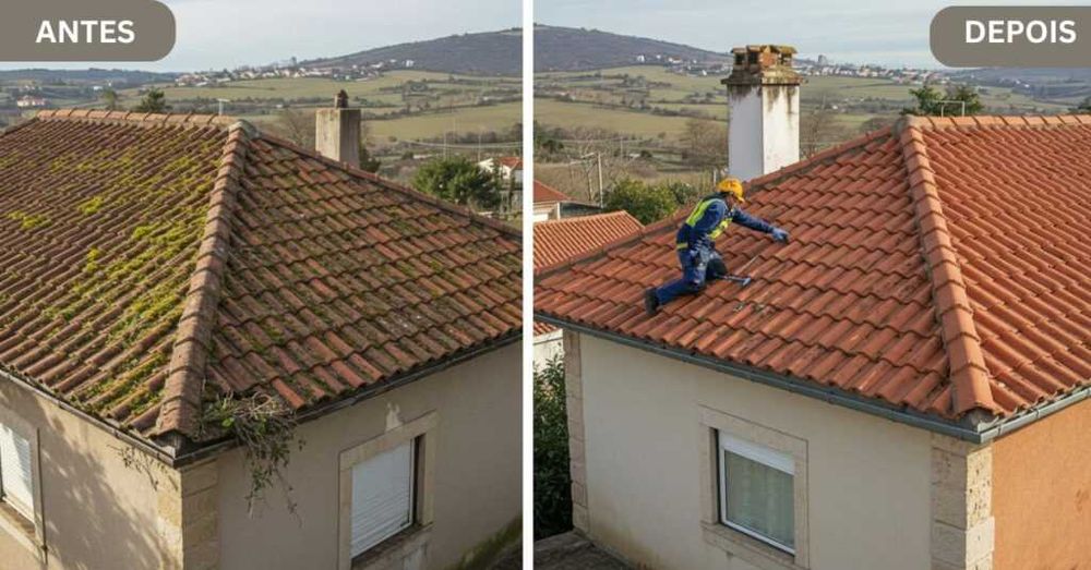 Lavagem + impermeabilizante telhados