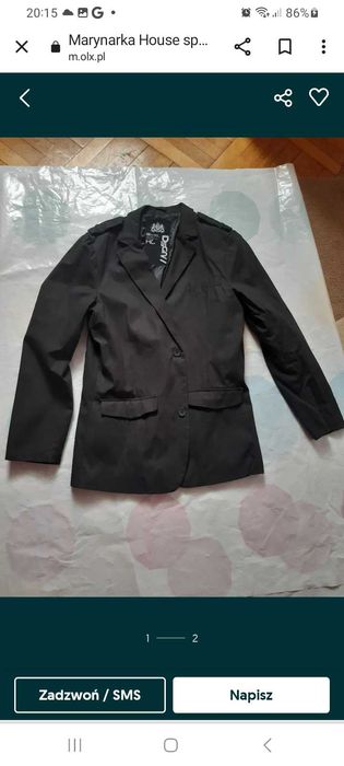 Marynarka House sportowa