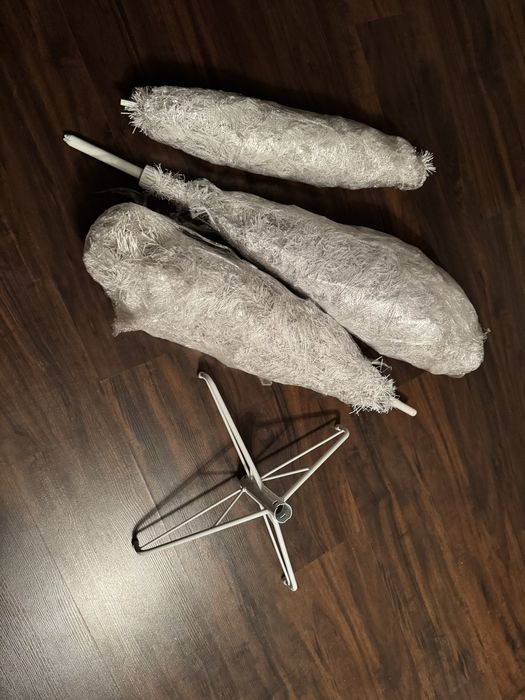 Choinka biala, bez ozdób, 180 cm