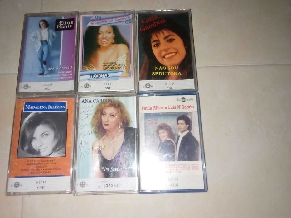 cassetes de musica Roberto Leal, Cantifelas e outros