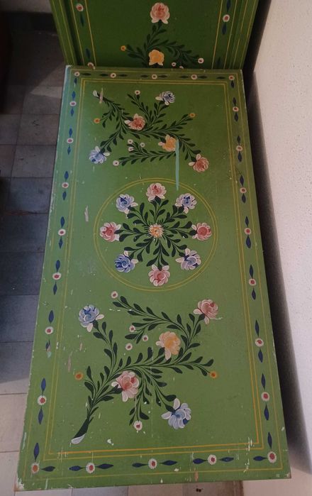 Roupeiro, Espelho e Cómoda Alentejanos - Pintados à mão