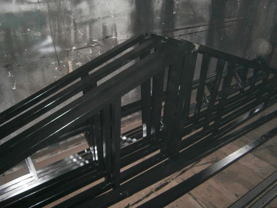 Wiata stalowa 6x8. Wysokość 3 mb