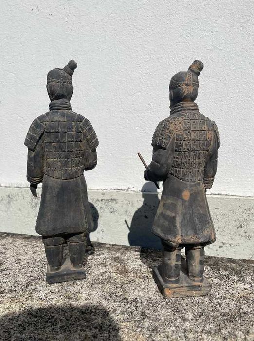 Guerreiros chineses em terracota