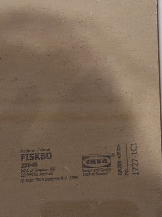 Ikea Fiskbo dwie ramki 21x30 cm