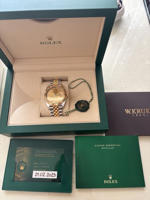 Rolex Datejust 41mm stal i złoto, nowy, nieuzywany