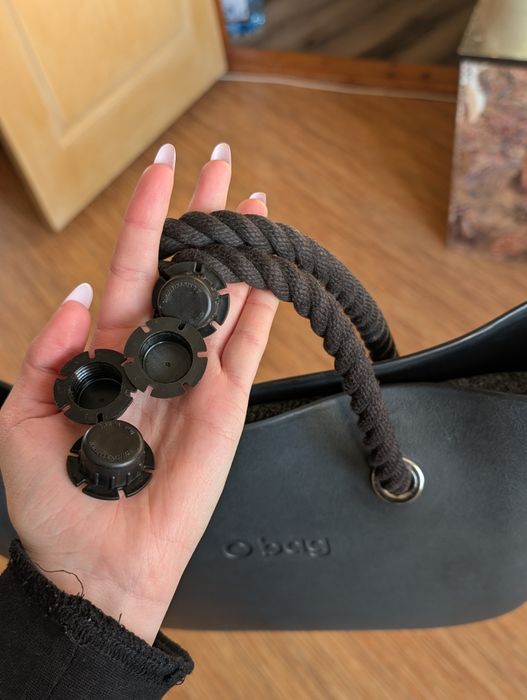 Сумка O bag оригінал | графітова (темно-сіра) | хороший стан