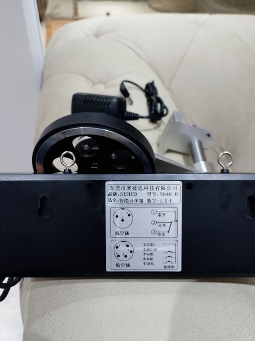 Contador digital com roda