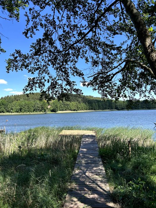 Prywatny domek letniskowy nad samym jeziorem z pomostem. Piękne Kujawy.