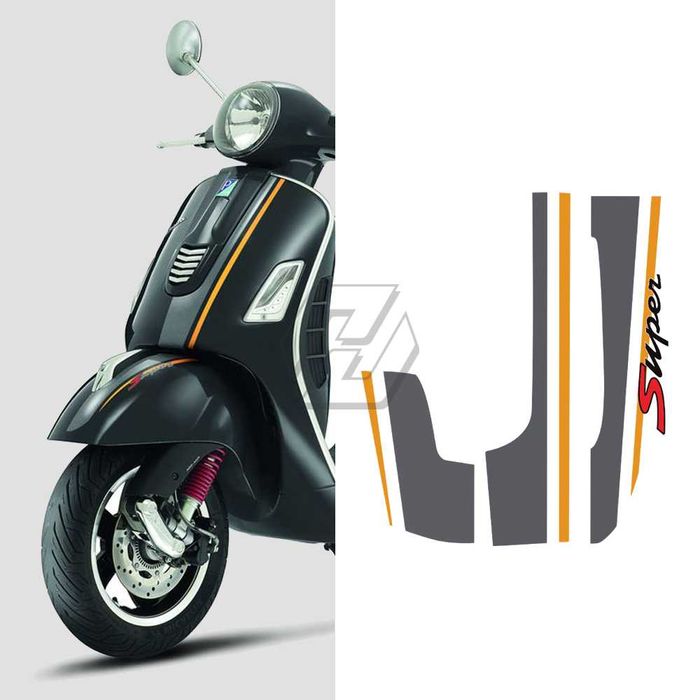 Naklejki Dekor KIT Sport Vespa GTS SUPER SPORT OEM. Limitowane