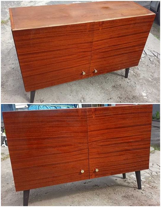 Szafka PRL Wysoki Połysk Meble PRL Meble Stylowe Stare Meble