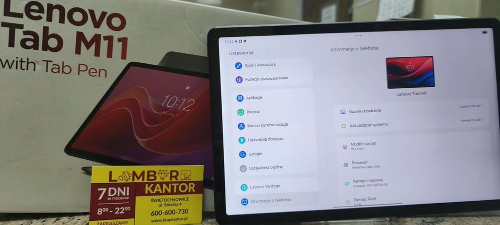 (2931/26) Tablet Lenovo Tab M1  8/128Gb1