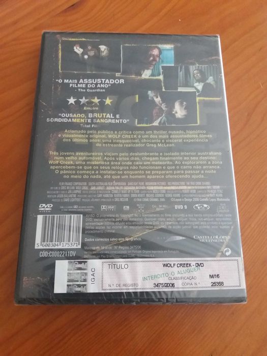 Filme DVD - Wolf Creek