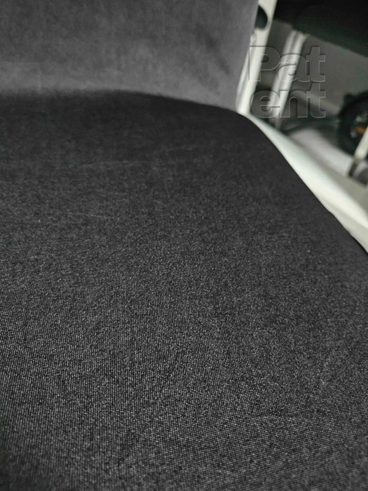 Czarne uniwersalne elastyczne pokrowce na krzesła 4 sztuki komplet