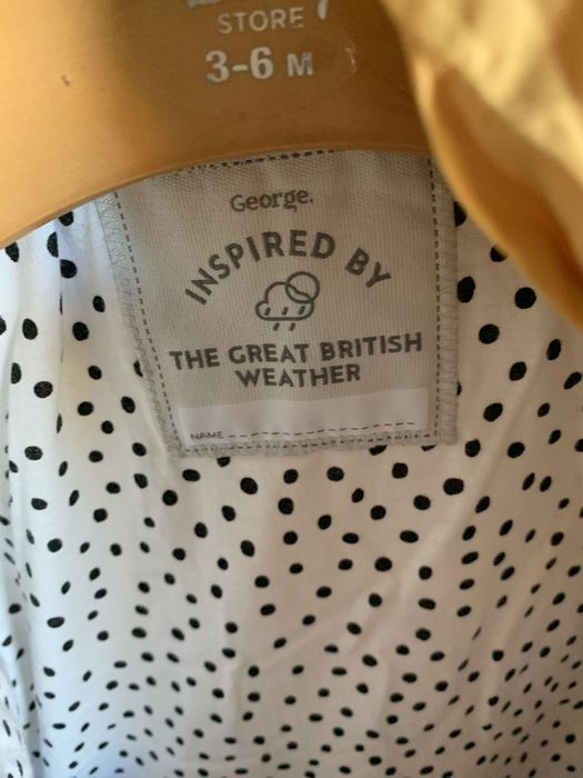 George kurtka przejsciowa lekko ocieplana 6/9 msc 68/74