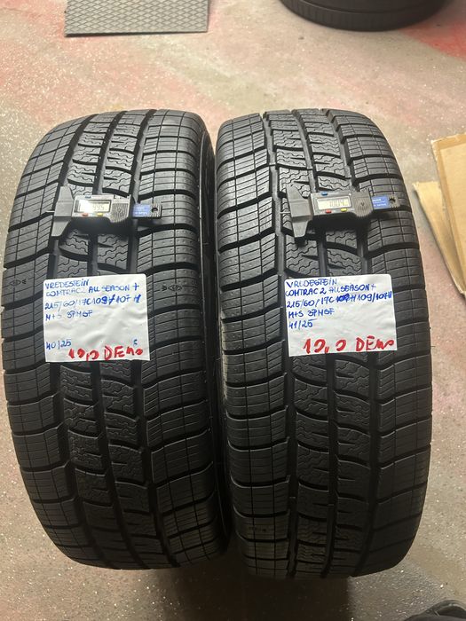 2x 215/60R17C 109/107C VREDESTEIN COMTRAC 2 ALLSEASON + opony wielosezon M+S 3PMSF DEMO 2025 10 mm