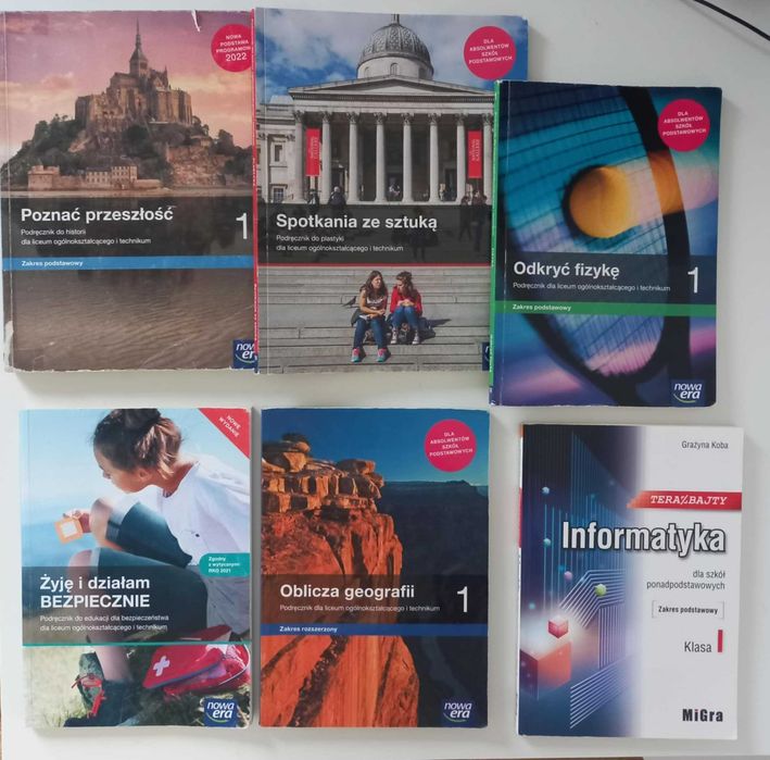 Podręczniki do klasy 1 liceum / technikum
