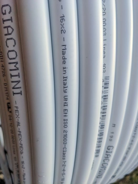 GIACOMINI PEX AL PEX 16/2 Made in Italy теплый пол/підлога