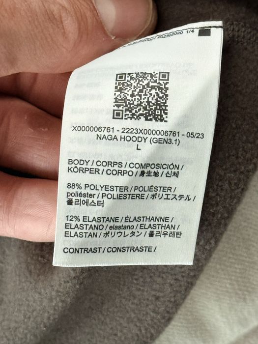 Arcteryx Naga Hoody gen3.1