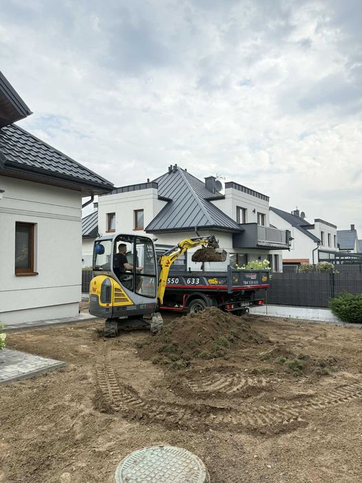 Usługi Minikoparką + Wywrotka 3.5t