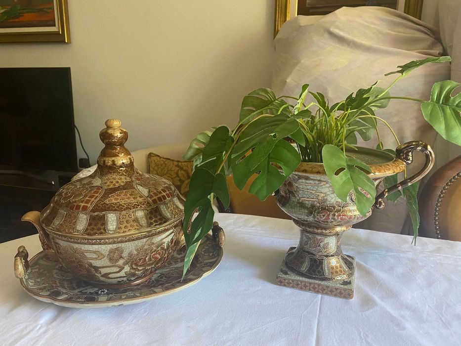 Jarro + Vaso estilo antigo