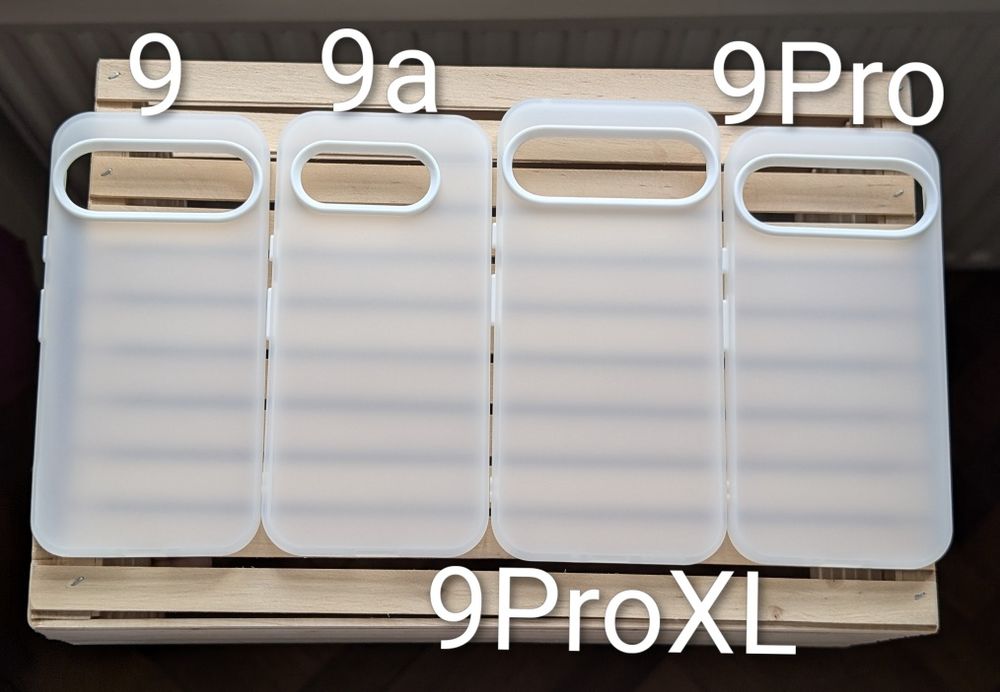 Чохол Білий матовий для Google Pixel 9 9a 9Pro 9 Pro XL Hybrid Чіткі Кнопки