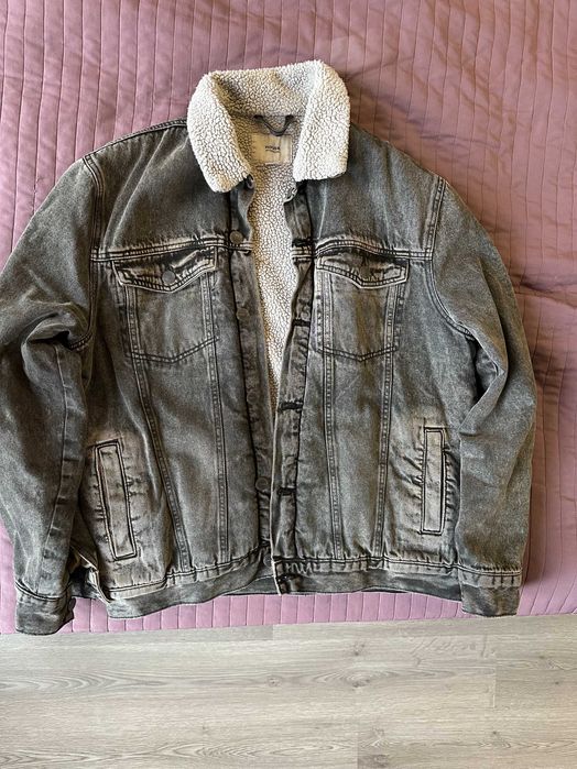 House мужская джинсовая куртка с шерпой, XL