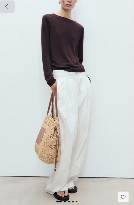 Соломʼяна сумка MANGO соломʼяний шопер mango